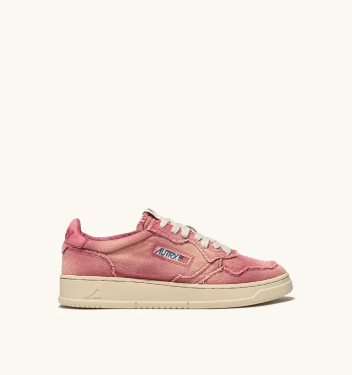 Sneakers Autry Donna Medalist in Denim Rosa art. AULW DC07, foto 1 di 6