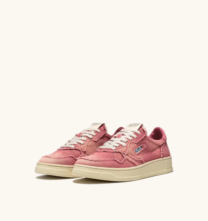 Sneakers Autry Donna Medalist in Denim Rosa art. AULW DC07, foto 2 di 6