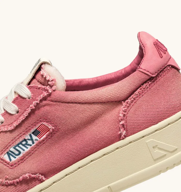 Sneakers Autry Donna Medalist in Denim Rosa art. AULW DC07, foto 6 di 6