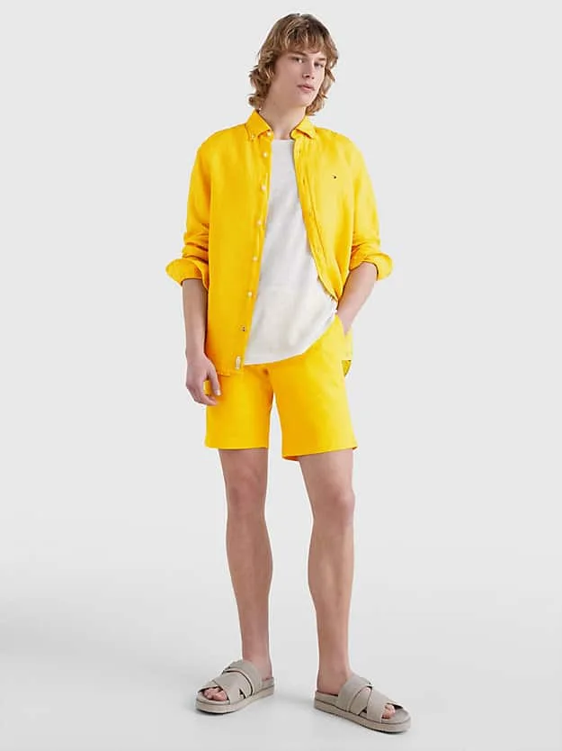 Bermuda Uomo Tommy Hilfiger color Giallo Brooklyn short 1985 art. MW0MW23563  ZGS, foto 3 di 5