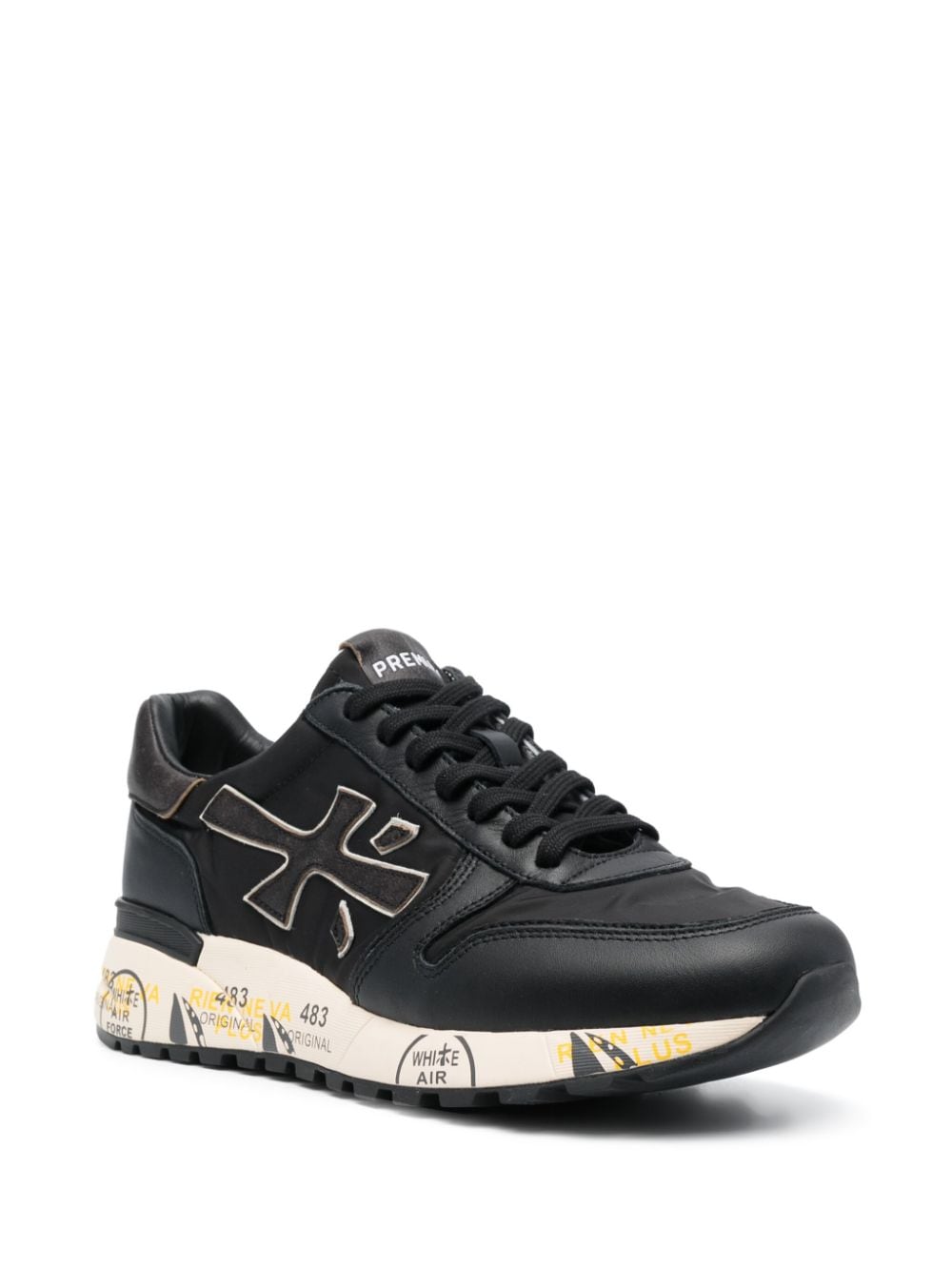 Sneakers Premiata Uomo Tutta in pelle Nera art. MICK 1453 – Catania