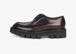 Derby Uomo Barrett In Pelle Spazzalota Bordeaux Fondo Gomma Commander cod. 212U017.20