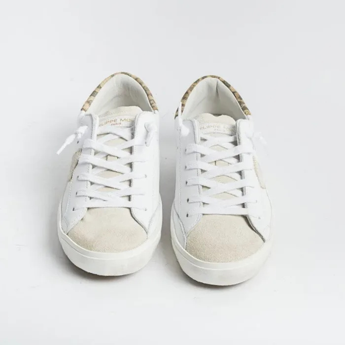 Sneakers Donna Philippe Model Paris Prsx Bianca con spoiler Maculato cod. PRLD VL10, foto 3 di 5