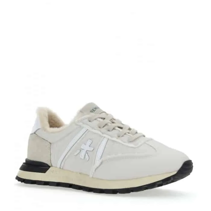 Sneakers Premiata Donna Tela Beige Imbottitura Interna art. Johnlowd 6056, foto 2 di 4