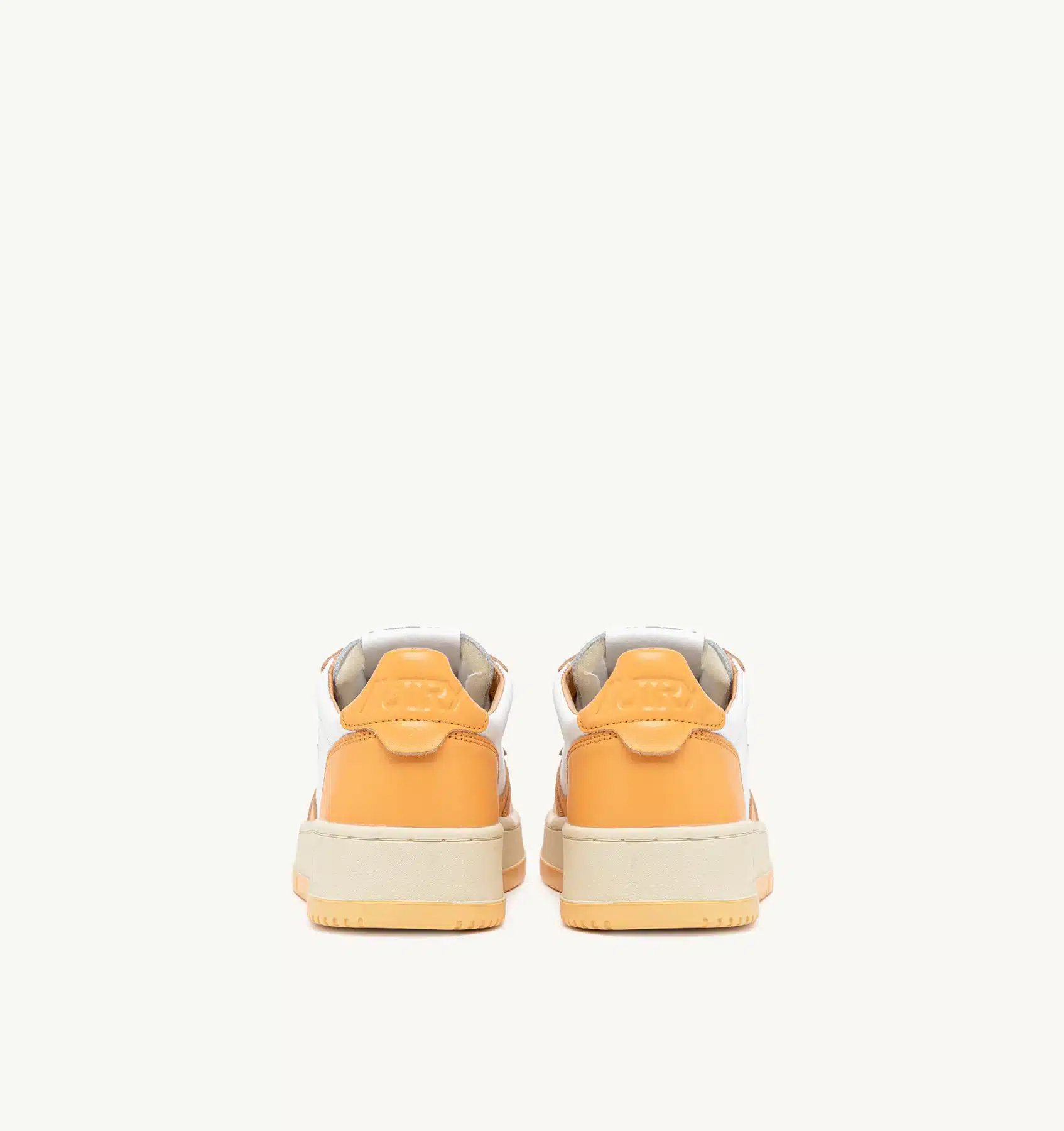 Sneakers Autry Donna in pelle Bicolor Bianca e Salmone art. AULW WB32 - immagine 3