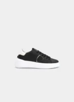 Sneakers Donna Philippe Model Temple Tres Nero Spoiler Bianco cod. BJLD V005