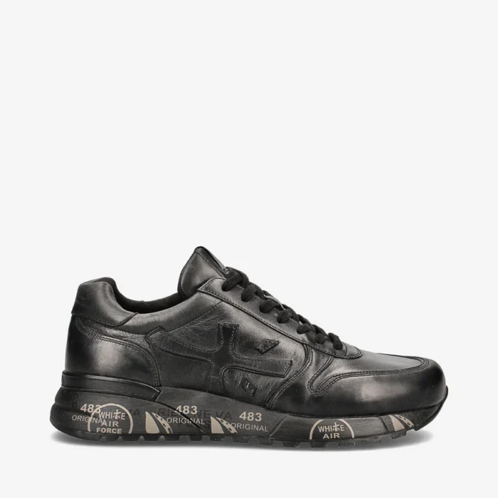 Sneakers Premiata Uomo Tutta in pelle Nera art. MICK 1453n, foto 1 di 6