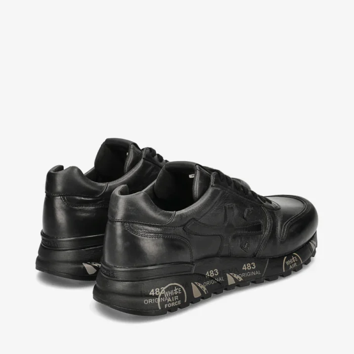 Sneakers Premiata Uomo Tutta in pelle Nera art. MICK 1453n, foto 5 di 6