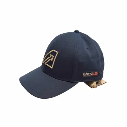 Autry berretto in cotone Bluette con trama twill art. ACIU 470Y