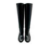 Stivale a tubo Anna f in Pelle Nera con Fondo Cuoio Antiscivolo Tacco 5cm art. 9788 - immagine 2