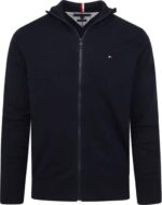 Cardigan Uomo Tommy Hilfiger Blu con micro logo art. MW0MW22747 DW5 - immagine 2