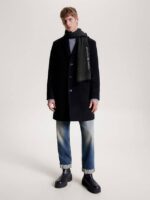 Sciarpa In Lana Tommy Hilfiger Color Block Grigia art. AM0AM11487 P4A - immagine 3