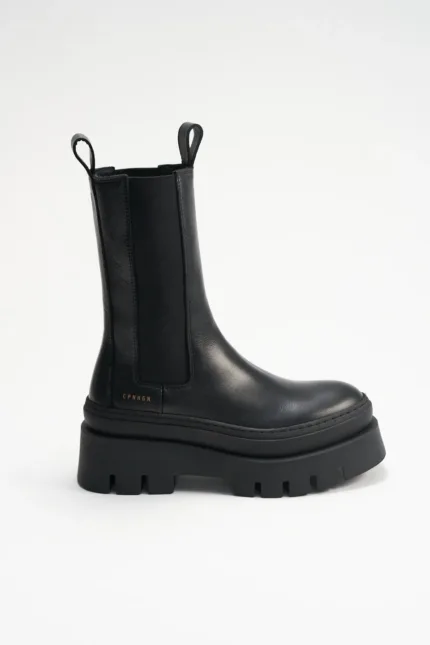 Stivaletto Beatles Copenhagen in Pelle Nera Art CPH685 VIBK H 6,5 cm