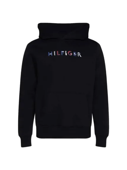 Felpa Uomo con Cappuccio Tommy Hilfiger Nero art. MW0MW32014 BDS