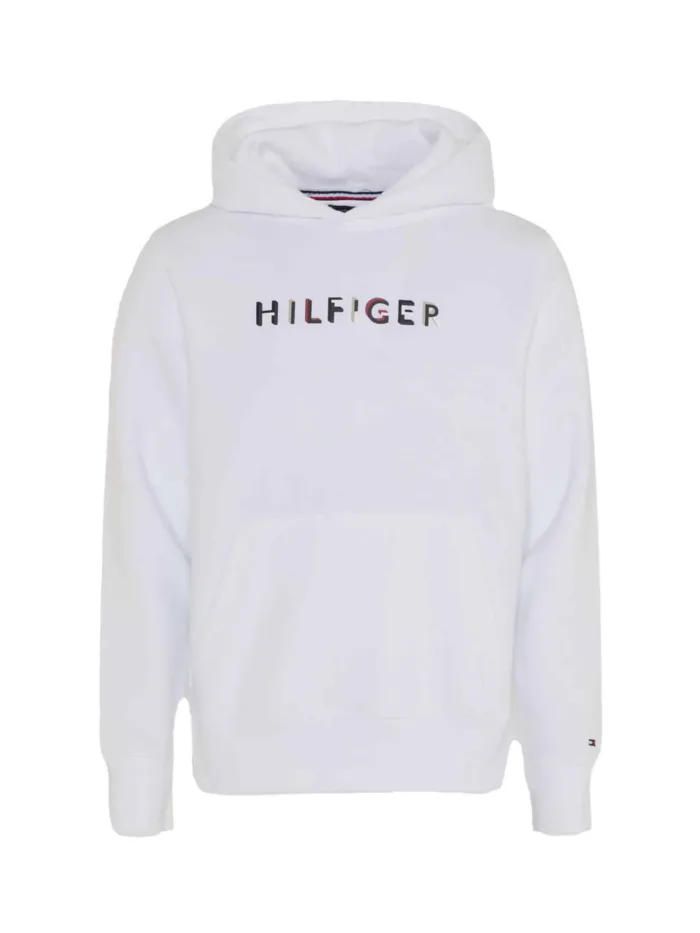 Felpa Uomo con Cappuccio Tommy Hilfiger Bianco art. MW0MW32014 YBR, foto 1 di 2