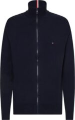 Cardigan Uomo Tommy Hilfiger Blu con micro logo art. MW0MW22747 DW5