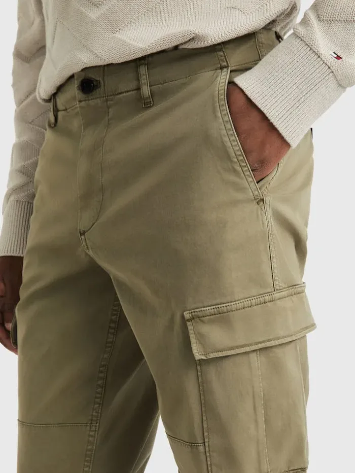 Pantalone Cargo Uomo Tommy Hilfiger Verde art. MW0MW31149 MSP, foto 2 di 3