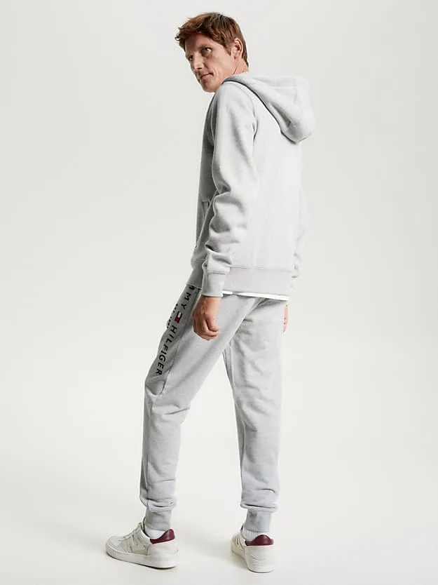 Felpa Uomo con Cappuccio Tommy Hilfiger Grigio con zip art. MW0MW331507 P01, foto 4 di 5
