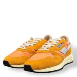 Sneakers Reelwind Autry Uomo in Camoscio Arancione e Nylon Arancione art. WWLM NC25 - immagine 4