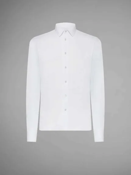 Camicia Collo Italiano Uomo RRD Oxford Open Shirt Bianco Art. W23250