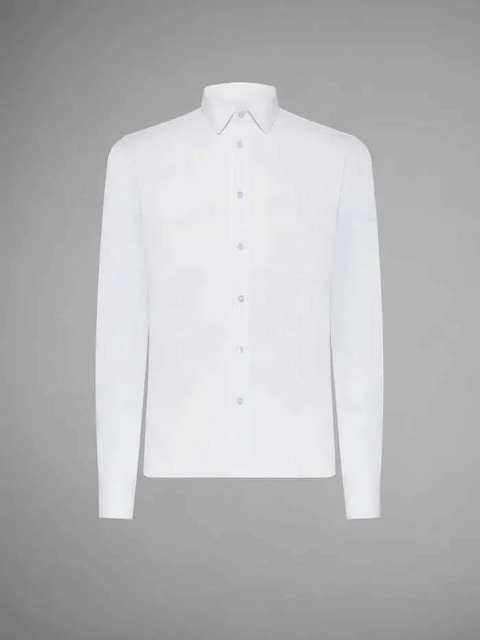 Camicia Collo Italiano Uomo RRD Oxford Open Shirt Bianco Art. W23250, foto 1 di 3