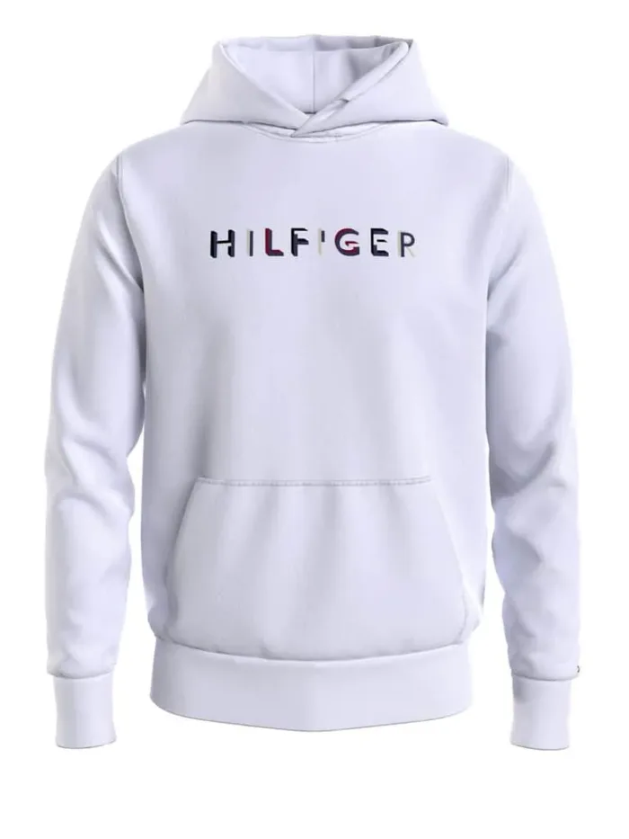 Felpa Uomo con Cappuccio Tommy Hilfiger Bianco art. MW0MW32014 YBR, foto 2 di 2