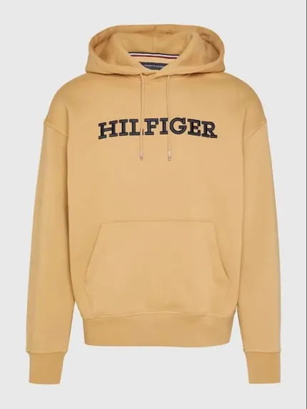 Felpa Uomo con Cappuccio Tommy Hilfiger Beige In pile art. MW0MW33062 RBL