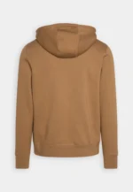 Felpa Uomo In Pile con Cappuccio Tommy Hilfiger Beige Khaki art. MW0MW11599 GW8 - immagine 2