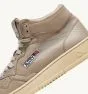 Sneakers Alta Autry Donna in pelle di capra Grigia art. AUMW GG29, foto 4 di 4