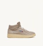 Sneakers Alta Autry Donna in pelle di capra Grigia art. AUMW GG29