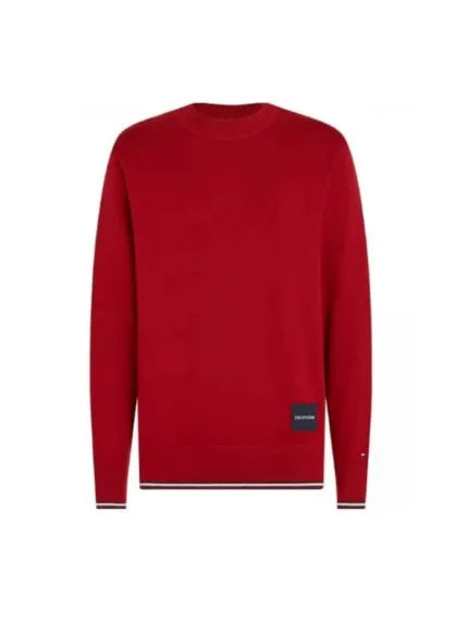 Maglione Girocollo Uomo Tommy Hilfiger Rosso art. MW0MW32037 XMP