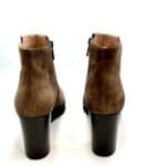 Tronchetti Cervone in Camoscio Beige con Cerniera laterale, Fondo in Gomma Antiscivolo e Tacco 7 cm art. 2454 - immagine 4