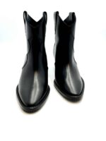 Stivaletto Camperos Anna f in Pelle Nera con Fondo Antiscivolo art. 9659 Tacco 5 cm - immagine 3