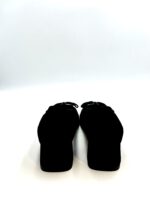 Ballerina Lorbac in Camoscio Nero, Fondo Antiscivolo e Tacco 4,5 cm art. 8244 - immagine 4