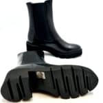 Tronchetto in Pelle Nera Luca Grossi Con Tacco 6 cm Art H616T - immagine 2