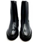 Tronchetto in Pelle Nera Luca Grossi Con Tacco 6 cm Art H616T - immagine 5
