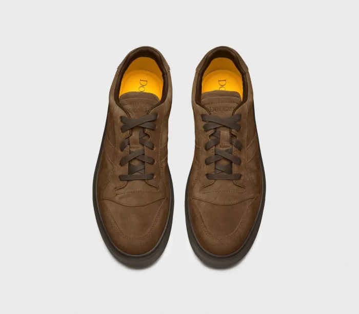Sneakers Uomo Doucal's In Camoscio Cuoio Art. DU3146HUGHF0090M01, foto 3 di 4