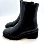 Tronchetto in Pelle Nera Luca Grossi Con Tacco 6 cm Art H616T - immagine 4