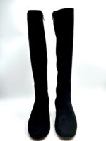Stivale Lorbac in Camoscio Nero con Elastico e Cerniera laterale, Fondo Gomma Antiscivolo e Tacco 4,5 cm art. 9034 - immagine 2