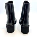 Tronchetto in Pelle Nera Luca Grossi Con Tacco 6 cm Art H616T - immagine 3