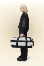 Borsone Zaino Rains Cenere Art Texel Duffel Bag 13480 Ash - immagine 4