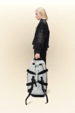 Borsone Zaino Rains Cenere Art Texel Duffel Bag 13480 Ash - immagine 5