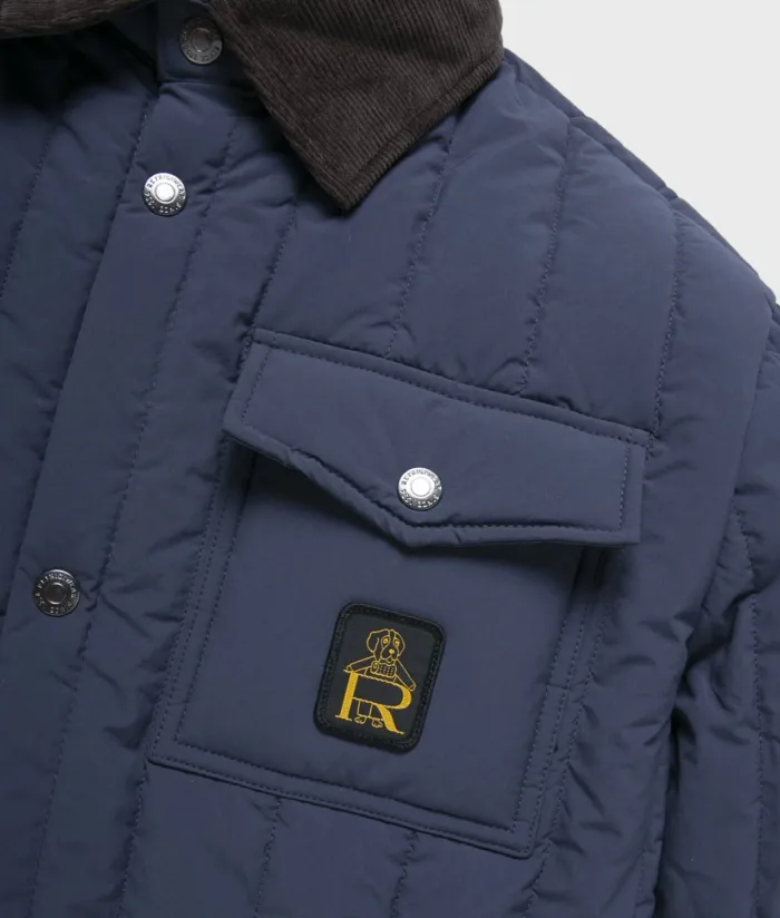 Piumino Con Colletto Yield Jacket Refrigiwear Uomo Blu, foto 3 di 8