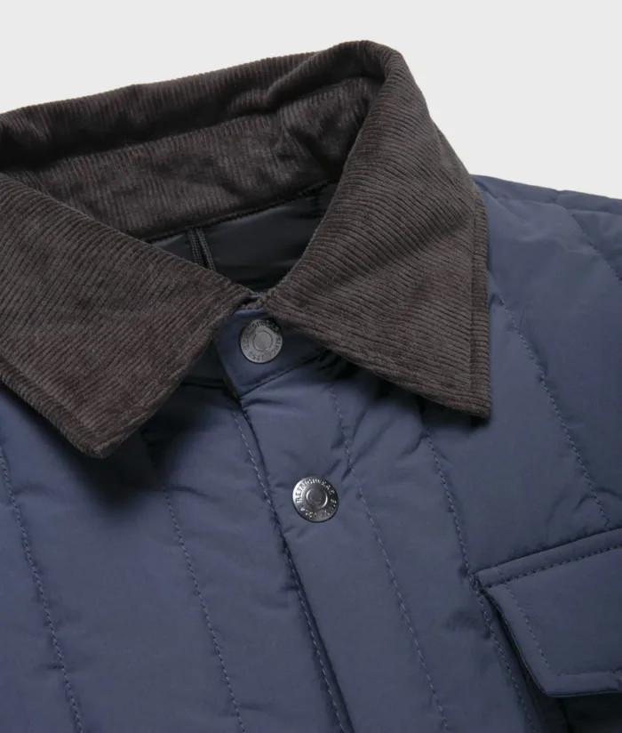Piumino Con Colletto Yield Jacket Refrigiwear Uomo Blu, foto 5 di 8