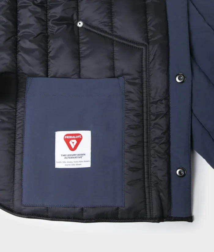 Piumino Con Colletto Yield Jacket Refrigiwear Uomo Blu, foto 8 di 8