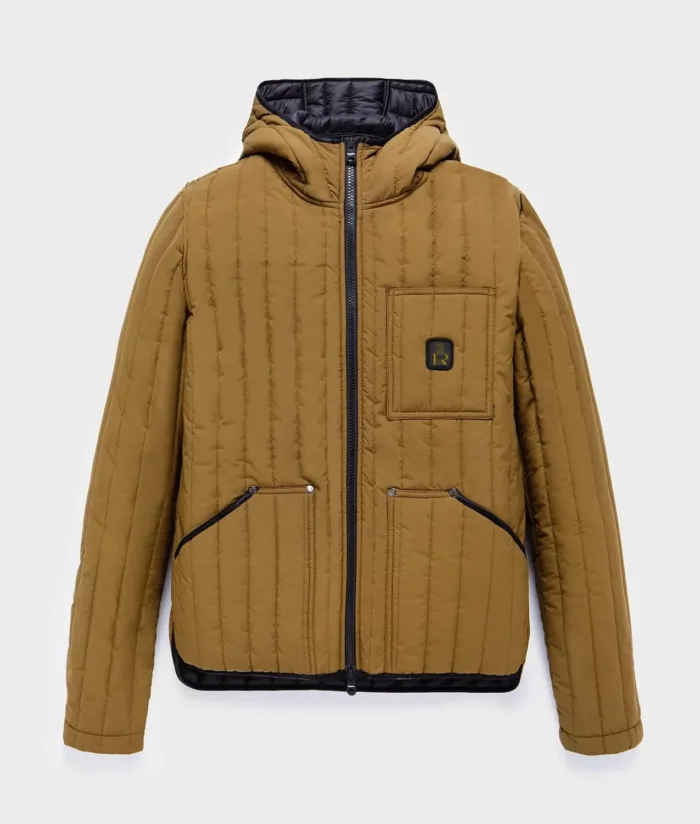 Piumino Con Cappuccio Tin Hoody Jacket Refrigiwear Uomo Verde, foto 1 di 6