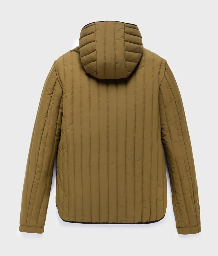 Piumino Con Cappuccio Tin Hoody Jacket Refrigiwear Uomo Verde, foto 2 di 6