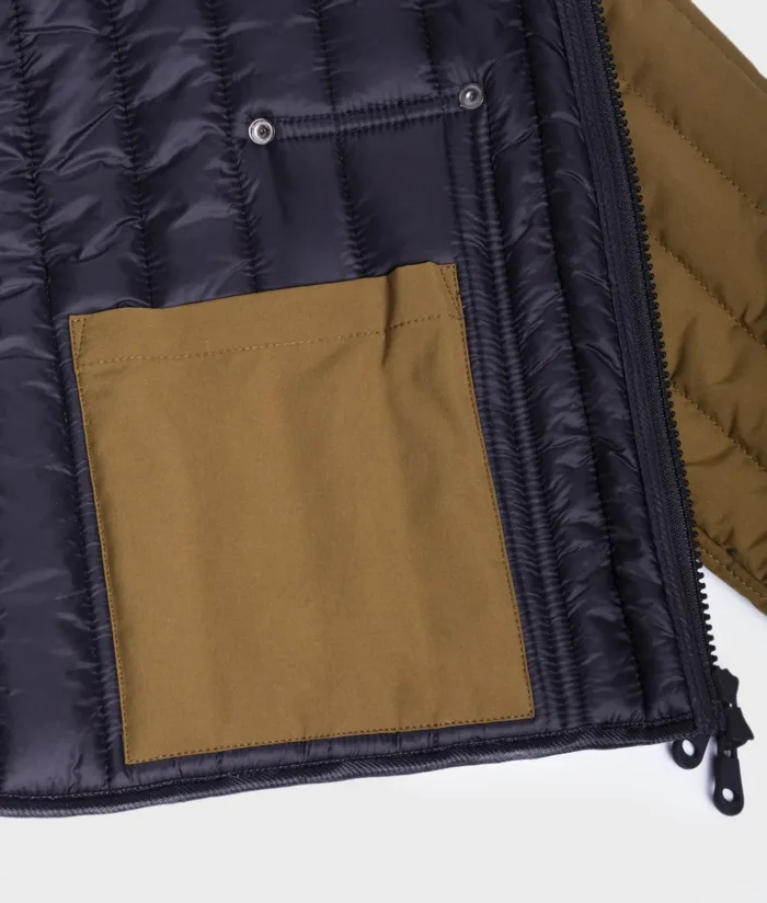 Piumino Con Cappuccio Tin Hoody Jacket Refrigiwear Uomo Verde, foto 3 di 6