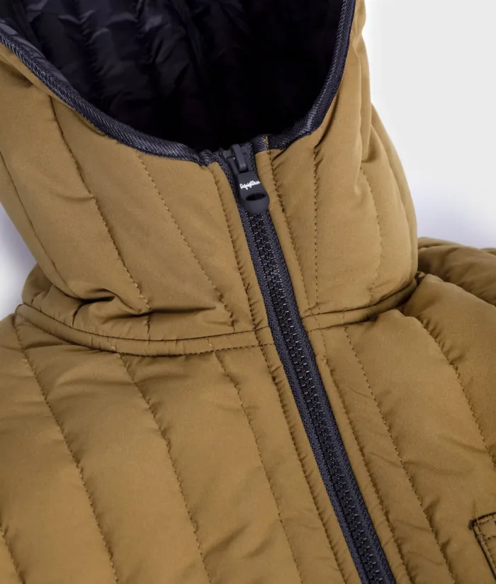 Piumino Con Cappuccio Tin Hoody Jacket Refrigiwear Uomo Verde, foto 6 di 6
