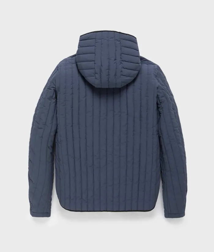 Piumino Con Cappuccio Tin Hoody Jacket Refrigiwear Uomo Blu, foto 2 di 7